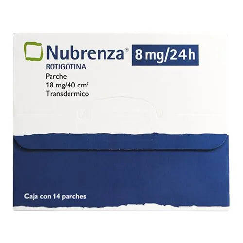 NUBRENZA 8MG/24H PARCHES C/14