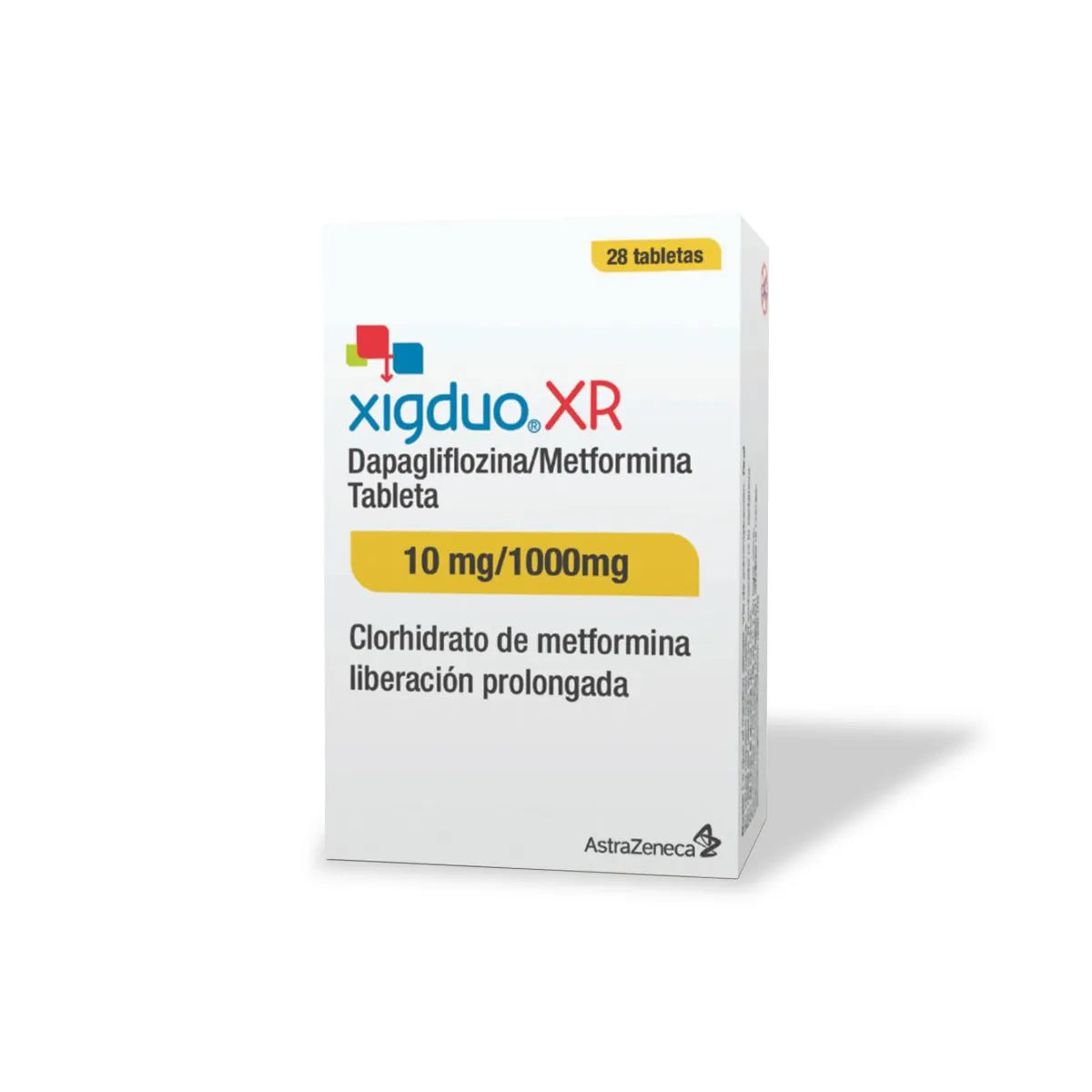 XIGDUO XR 10/1000MG TABLETAS C/28