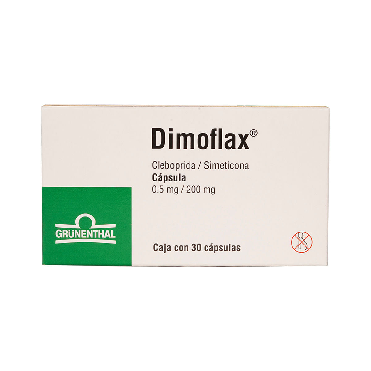 DIMOFLAX 0.5/200MG CAPSULAS C/30