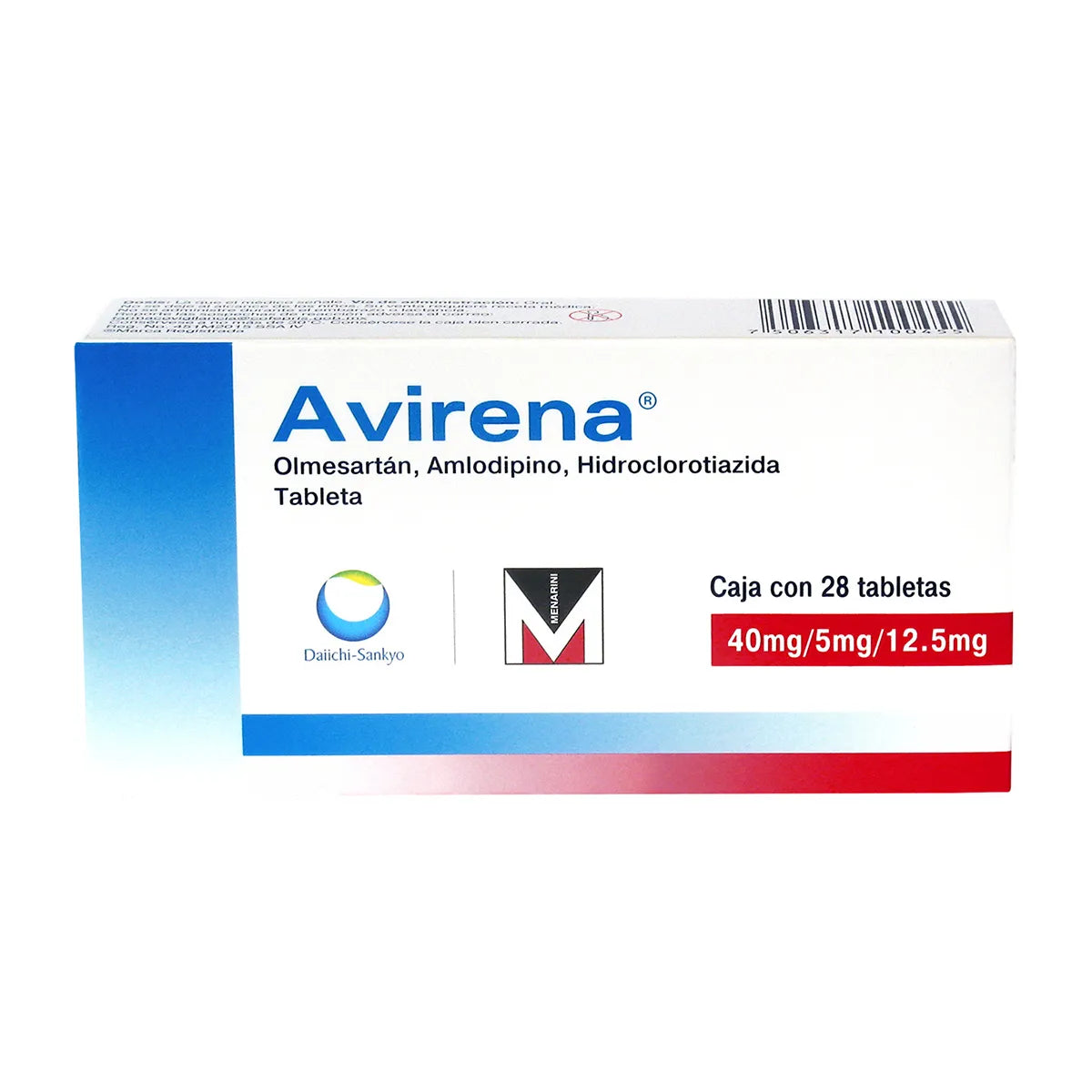 AVIRENA 40/5/12.5MG TABLETAS C/28