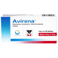 AVIRENA 40/10/12.5MG TABLETAS C/28