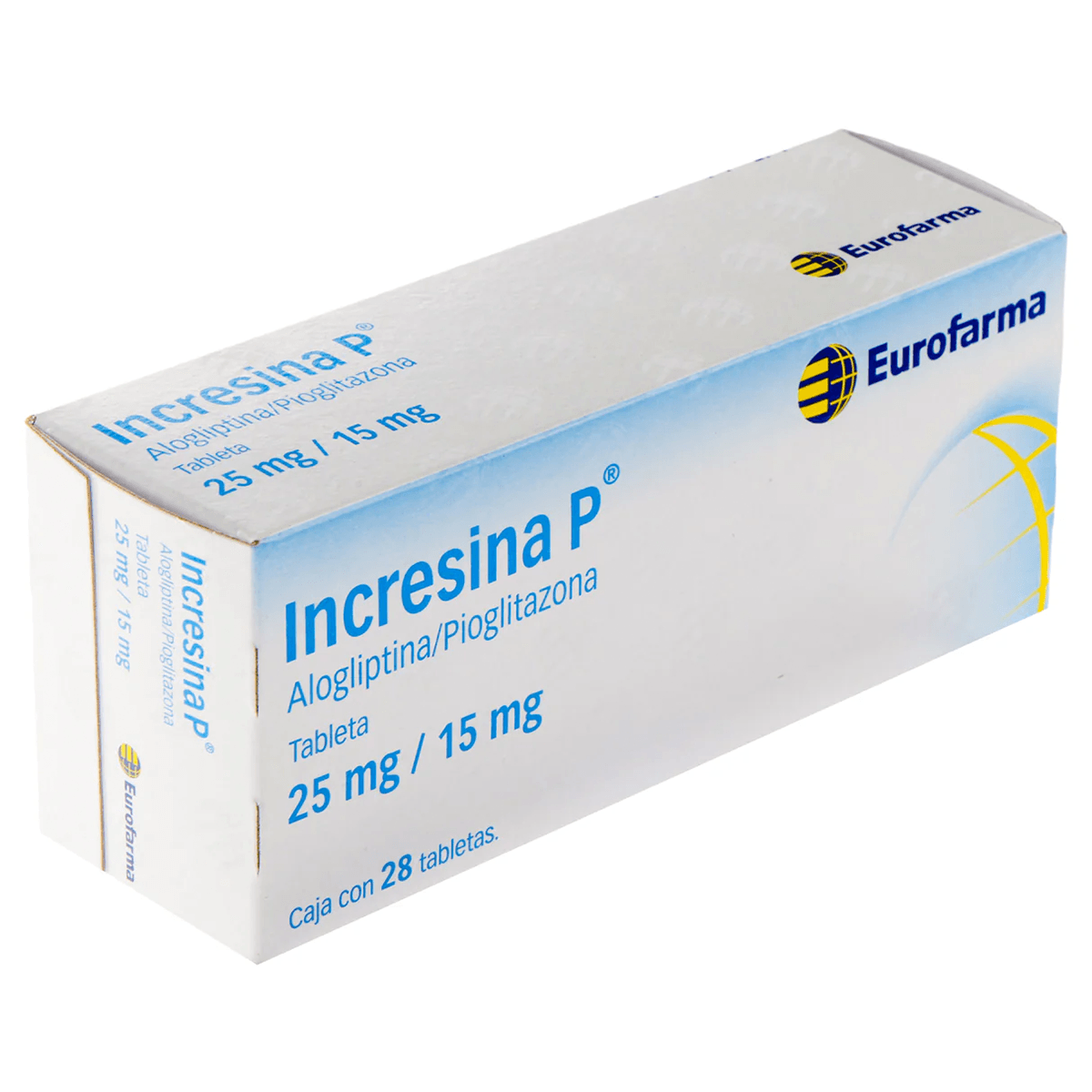 INCRESINA P 25/15MG TABLETAS C/28