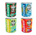 PRESERVATIVO PLAYBOY LATA NATION FEST COLORES SURTIDOS C/10
